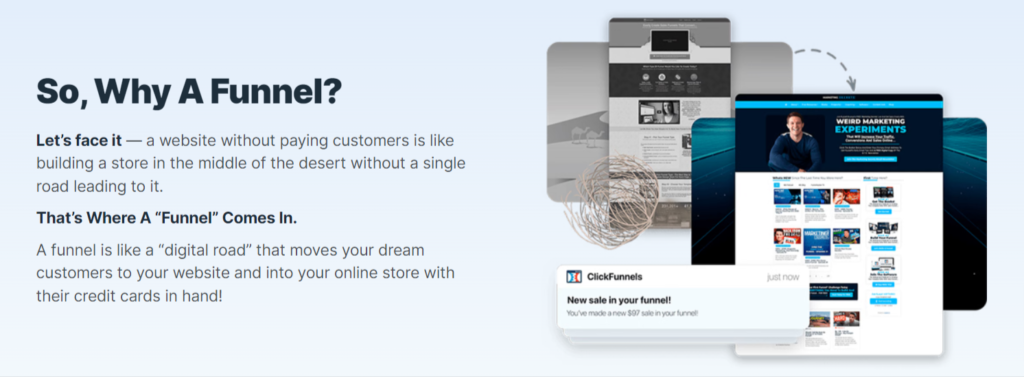 Why a Clickfunnels funnel?