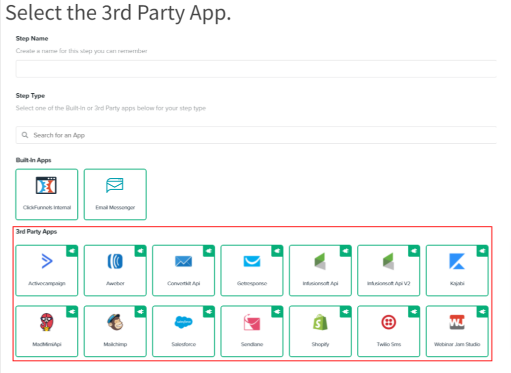 Clickfunnels 3rd Party Integration