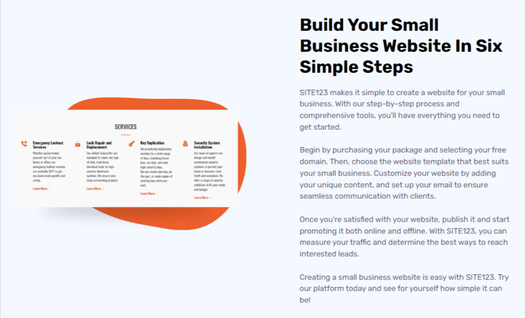 SITE123 2023: Ignite Your Online Journey with Simplified Web Creation