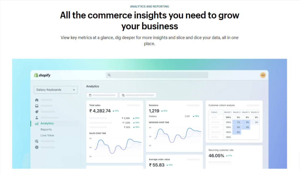 shopify insights